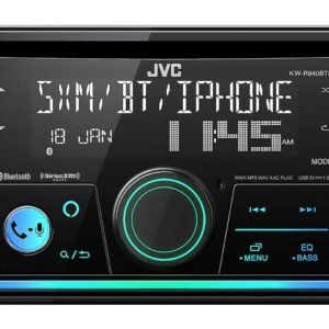 JVC KW-R940BT 2-Din CD Receiver with Bluetooth, USB, and SiriusXM Ready