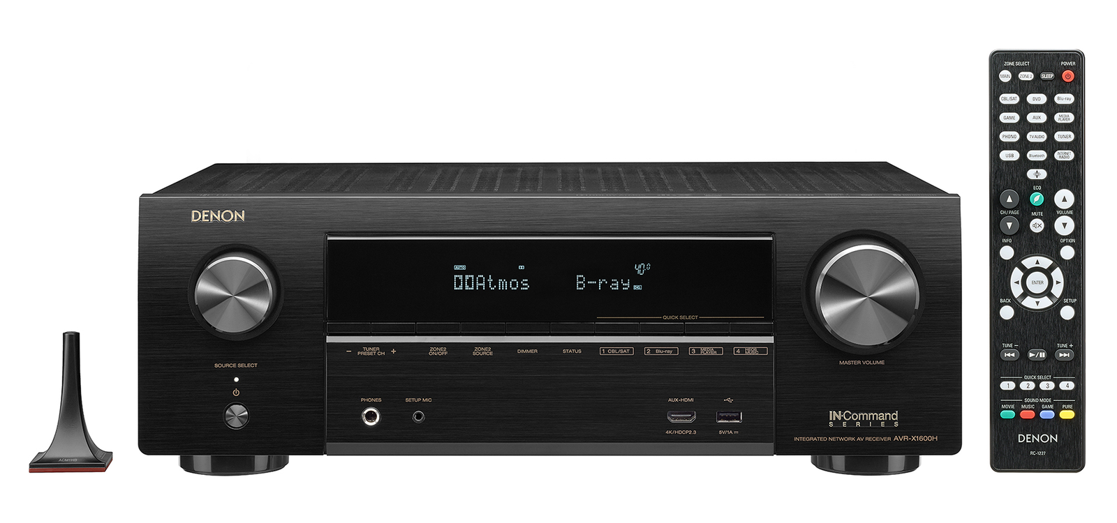 DENON AVR-X1600H (2019) 7.2ch 4K Ultra HD AV Receiver with 3D Audio and HEOS Built-in® - Image 3